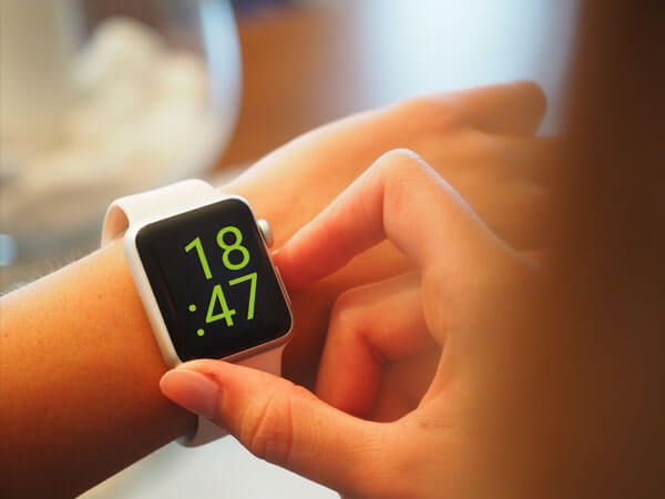 A watch showing out of office hours